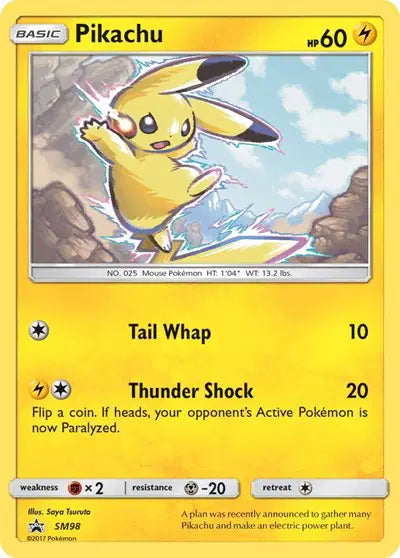 Pikachu - SM98 - Sun & Moon Promo