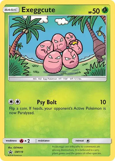 Exeggcute - SM119 - Sun & Moon Promo