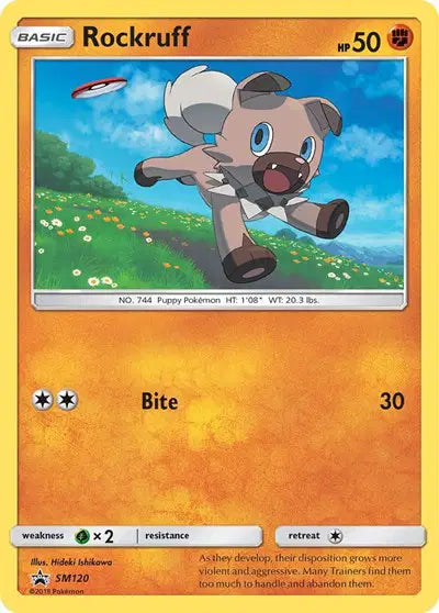 Rockruff - SM120 - Sun & Moon Promo