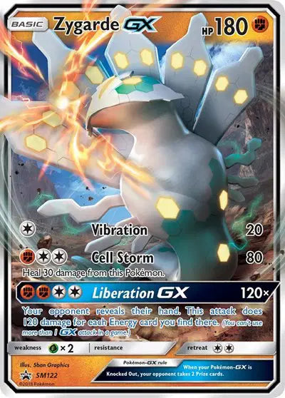 Zygarde GX - SM122 - Sun & Moon Promo