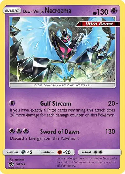 Dawn Wings Necrozma - SM123 - Sun & Moon Promo