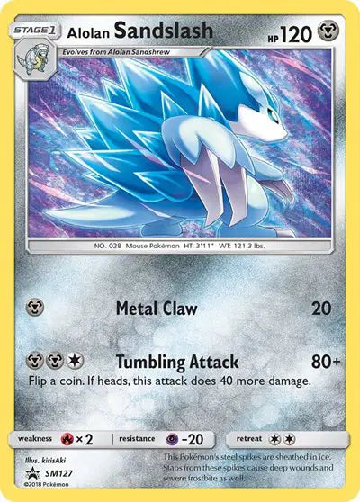 Alolan Sandslash - SM127 - Sun & Moon Promo