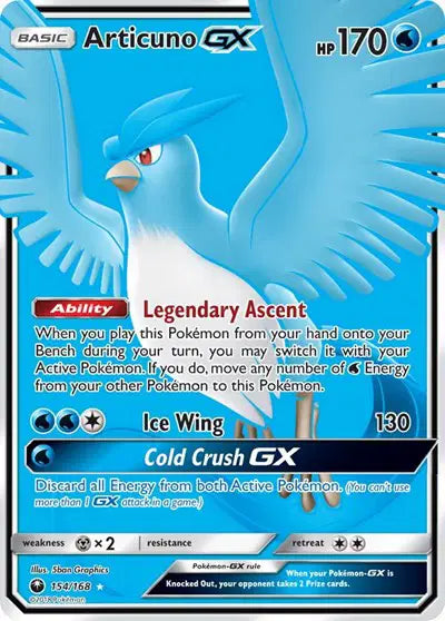 Articuno GX - 154/168 - Celestial Storm