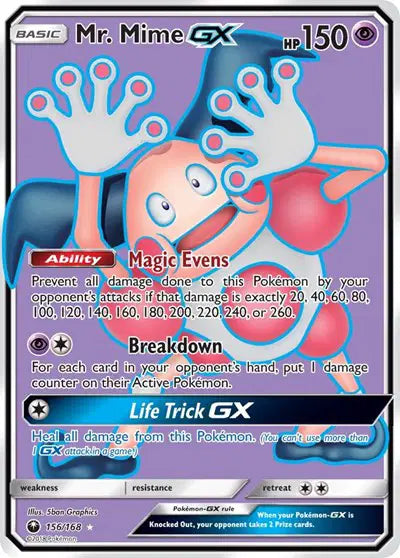Mr. Mime GX - 156/168 - Celestial Storm