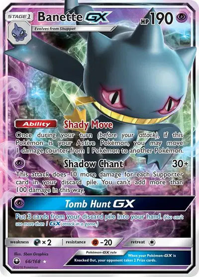 Banette GX - 66/168 - Celestial Storm