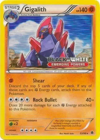 Gigalith - 53/98 - Staff - Black & White Promos