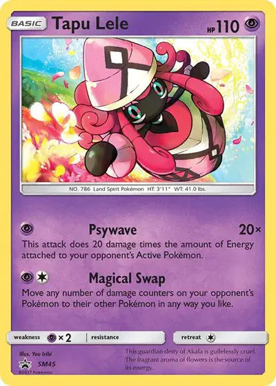 Tapu Lele - SM45 - Sun & Moon Promo