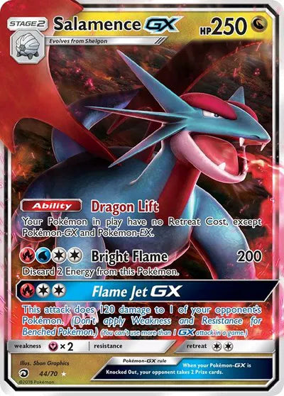 Salamence GX - 44/70 - Dragon Majesty