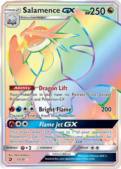 Salamence GX - 73/70 - Dragon Majesty