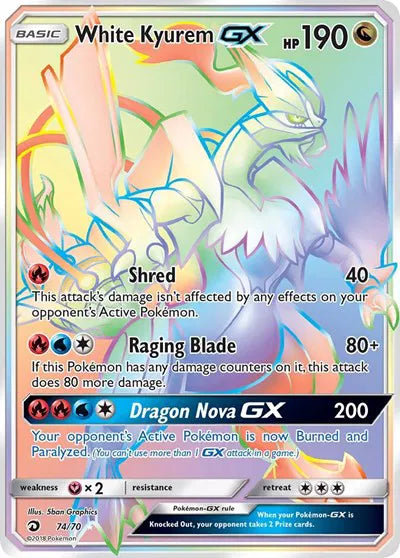 White Kyurem GX - 74/70 - Dragon Majesty