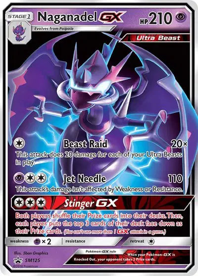 Naganadel GX - SM125 - Sun & Moon Promo