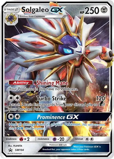 Solgaleo GX - SM104 - Sun & Moon Promo