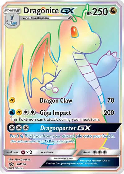 Dragonite GX - SM156 - Sun & Moon Promo