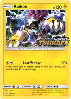 Raikou - SM150 - Staff - Sun & Moon Promo