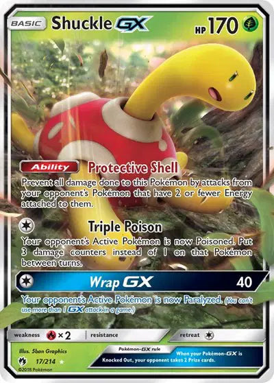 Shuckle GX - 17/214 - Lost Thunder