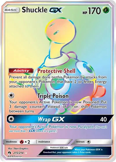 Shuckle GX - 215/214 - Lost Thunder