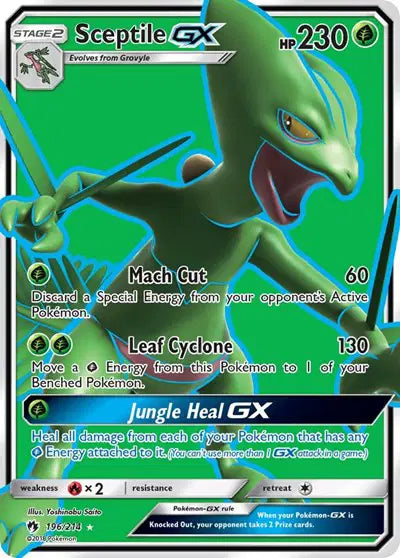 Sceptile GX - 196/214 - Lost Thunder