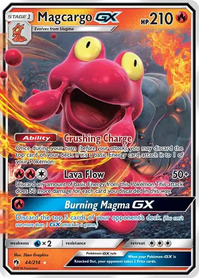 Magcargo GX - 44/214 - Lost Thunder