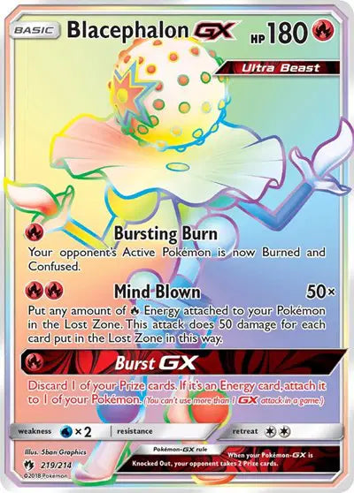 Blacephalon GX - 219/214 - Lost Thunder