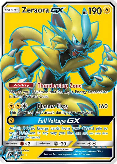 Zeraora GX - 201/214 - Lost Thunder