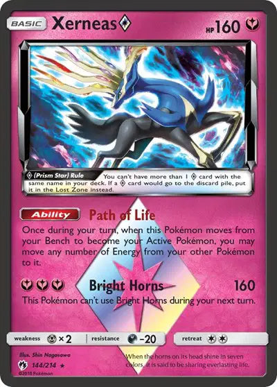 Xerneas Prism Star - 144/214 - Lost Thunder
