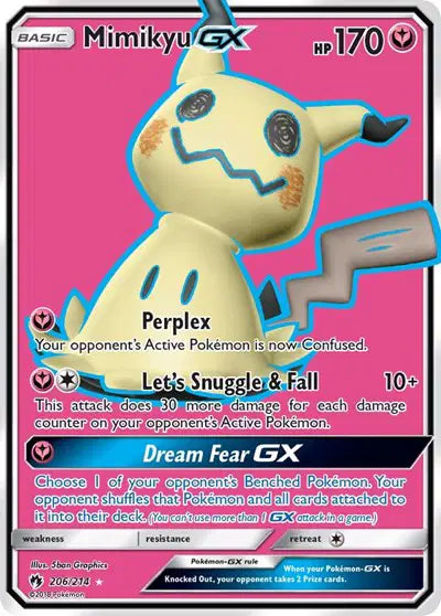 Mimikyu GX - 206/214 - Lost Thunder