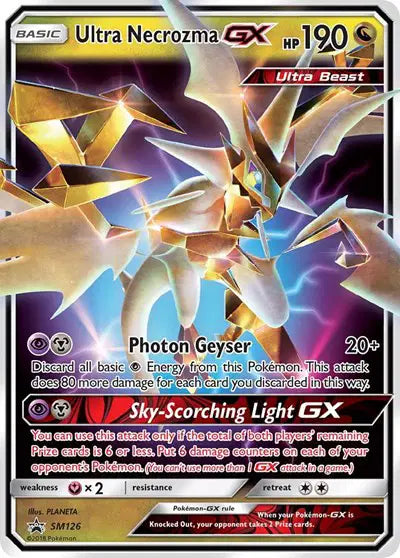 Ultra Necrozma GX - SM126 - Sun & Moon Promo