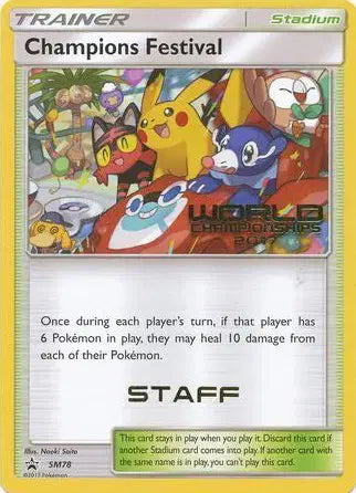 Champions Festival 2017 - SM78 - Staff - Sun & Moon Promo