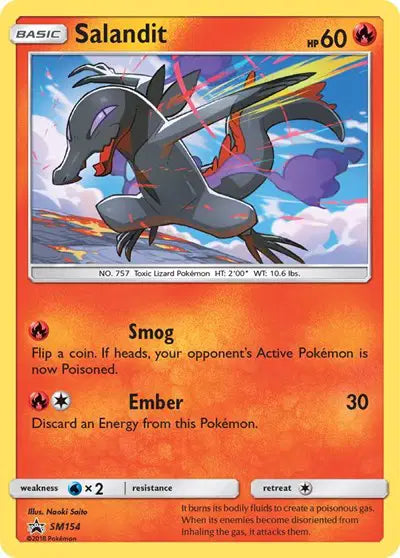 Salandit - SM154 - Sun & Moon Promo