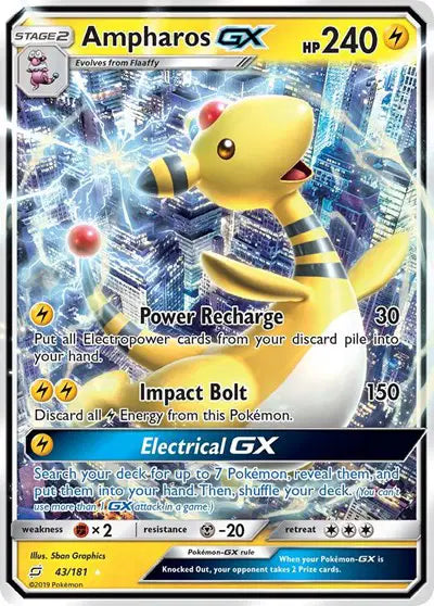 Ampharos GX - 43/181 - Team Up