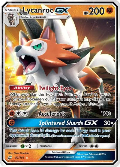 Lycanroc GX - 82/181 - Team Up