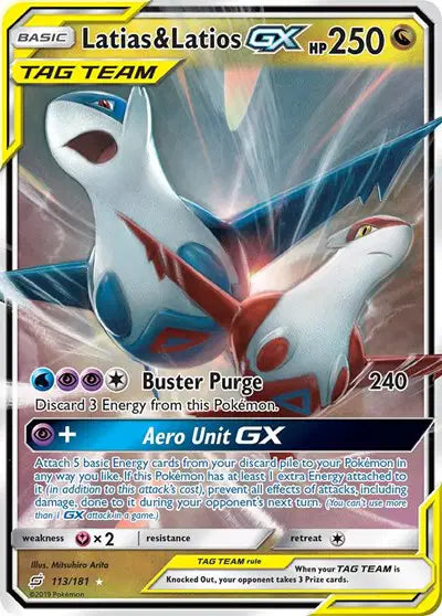 Latias & Latios GX - 113/181 - Tag Team - Team Up