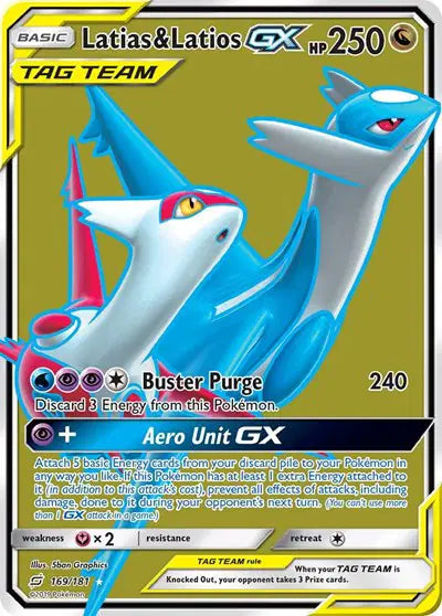 Latias & Latios GX - 169/181 - Tag Team - Team Up