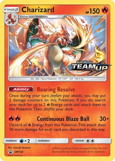 Charizard - SM158 - Sun & Moon Promo