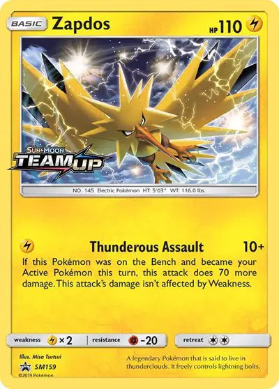 Zapdos - SM159 - Sun & Moon Promo