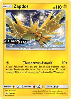Zapdos - SM159 - Staff - Sun & Moon Promo
