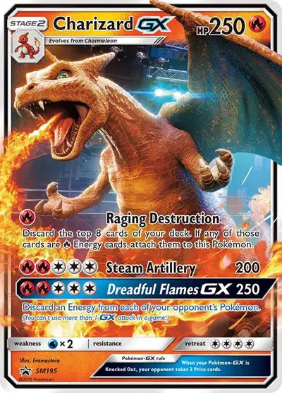 Charizard GX - SM195 - Sun & Moon Promo
