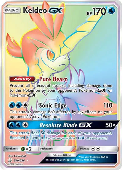 Keldeo GX - 240/236 - Unified Minds