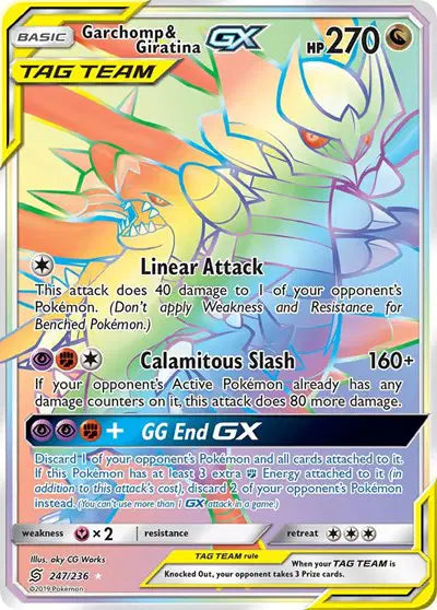 Garchomp & Giratina GX - 247/236 - Tag Team - Unified Minds
