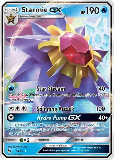 Starmie GX 14/68 - Hidden Fates