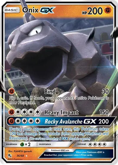 Onix GX - 36/68 - Hidden Fates