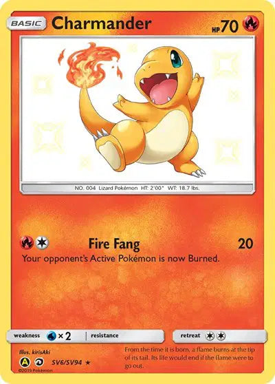 Charmander - SV6/SV94 - Hidden Fates - Shiny Vault