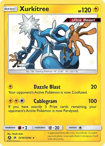 Xurkitree - SV14/SV94 - Hidden Fates - Shiny Vault