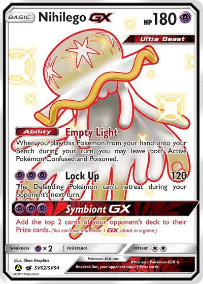 Nihilego GX - SV62/SV94 - Hidden Fates - Shiny Vault