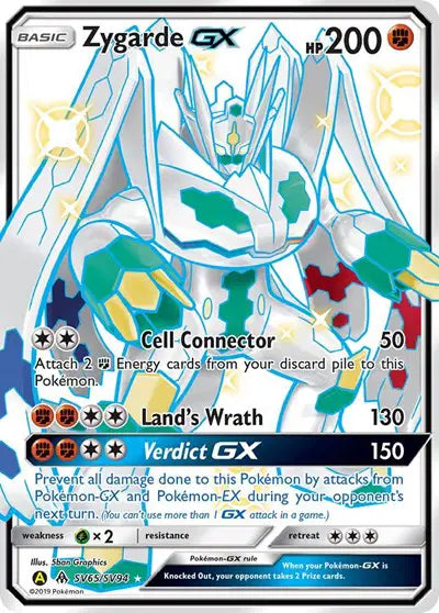 Zygarde GX - SV65/SV94 - Hidden Fates - Shiny Vault