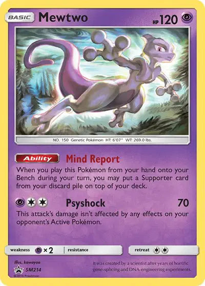 Mewtwo - SM214 - Sun & Moon Promo