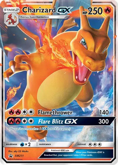 Charizard GX - SM211 - Sun & Moon Promo