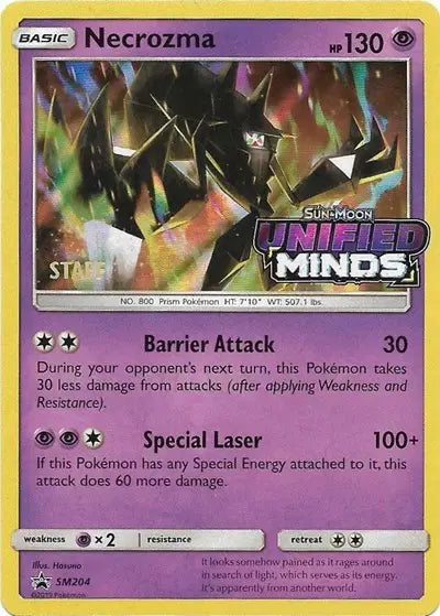 Necrozma - SM204 - Staff - Sun & Moon Promo