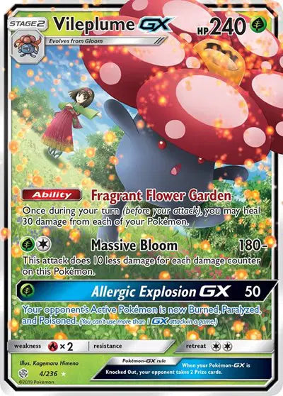 Vileplume GX - 4/236 - Cosmic Eclipse