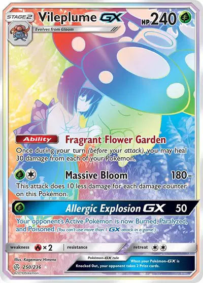 Vileplume GX - 250/236 - Cosmic Eclipse